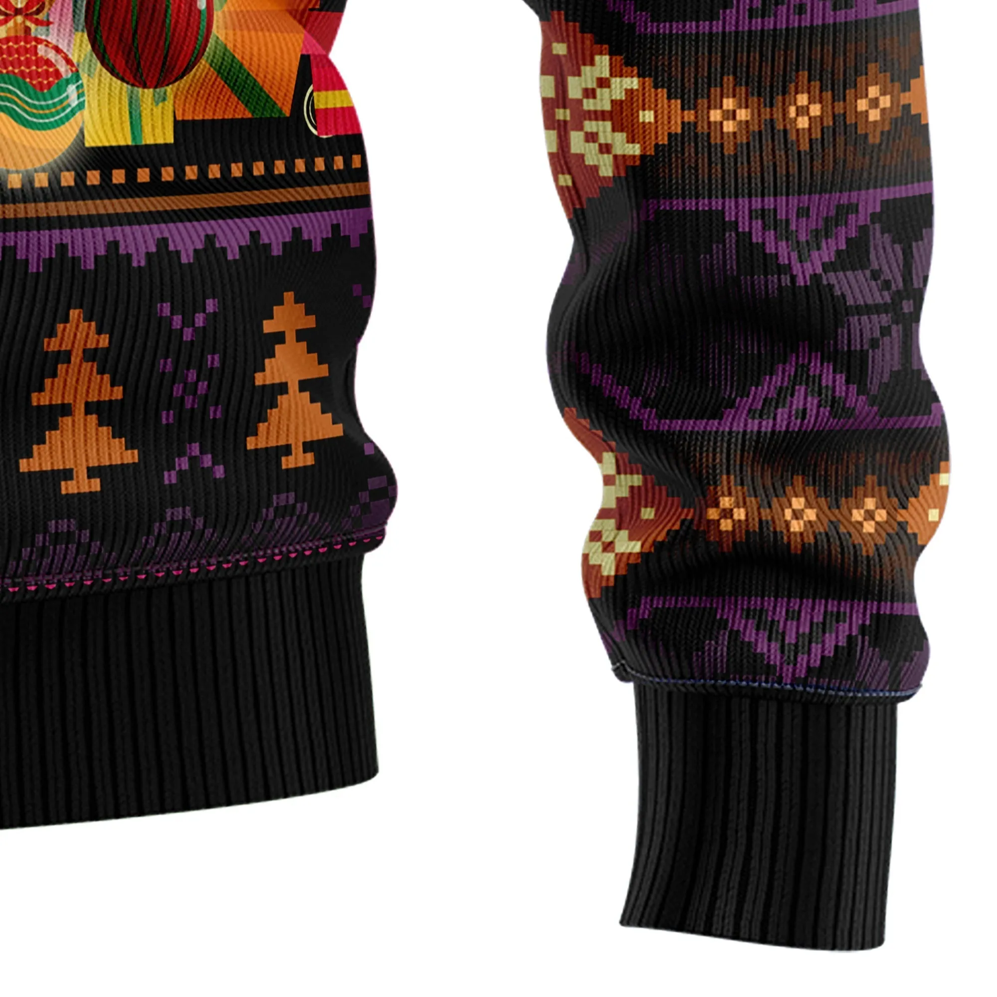 Graphic Ugly Sweater JulesRoche Cotton Blend Holiday Style