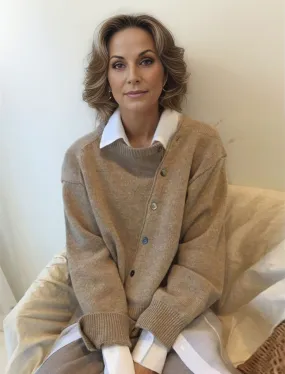Jacque Pullover | Luxuriöser Bequemer Damenpullover