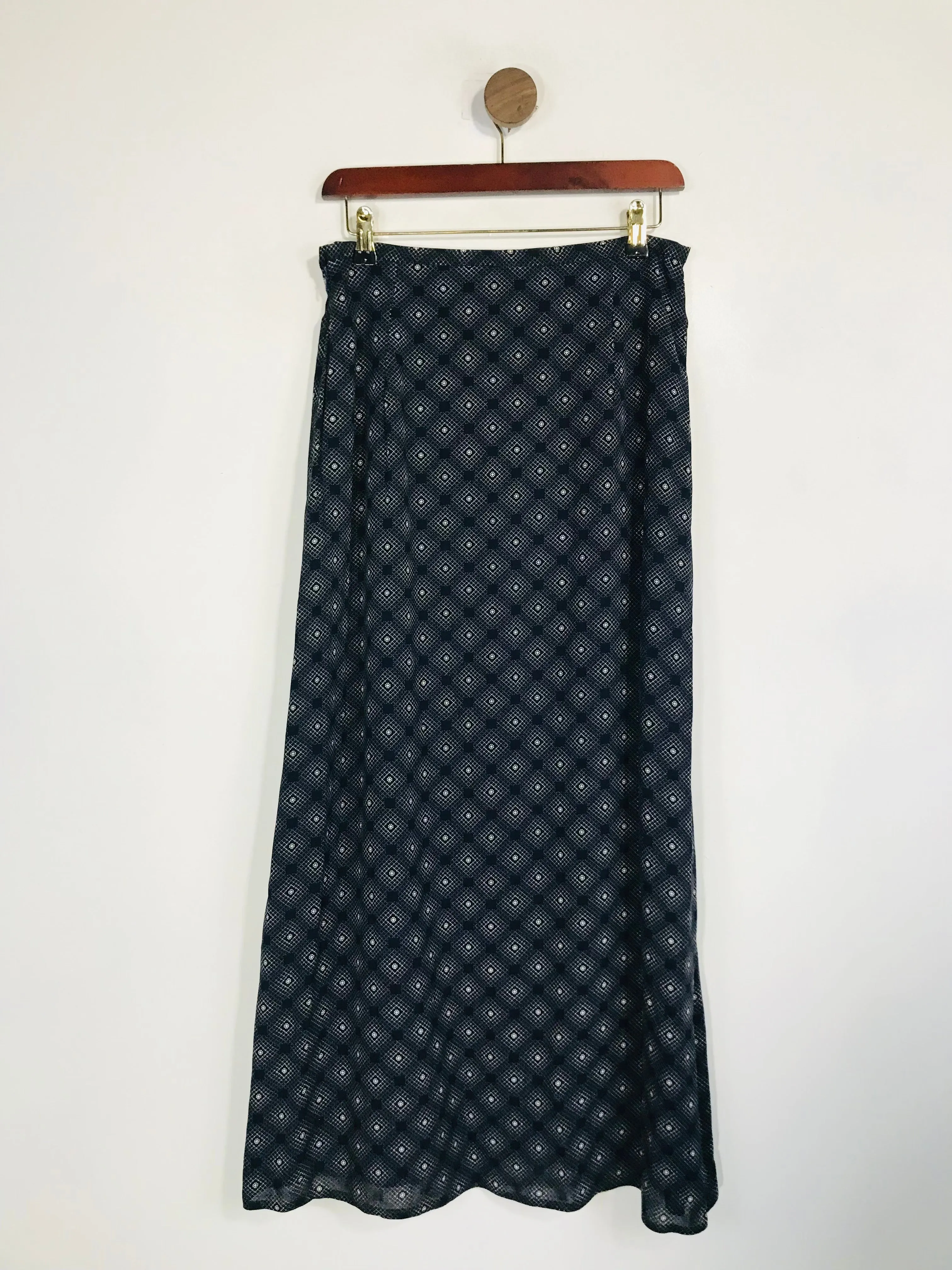 Jake Women's Check Maxi Skirt | UK12 | Blue