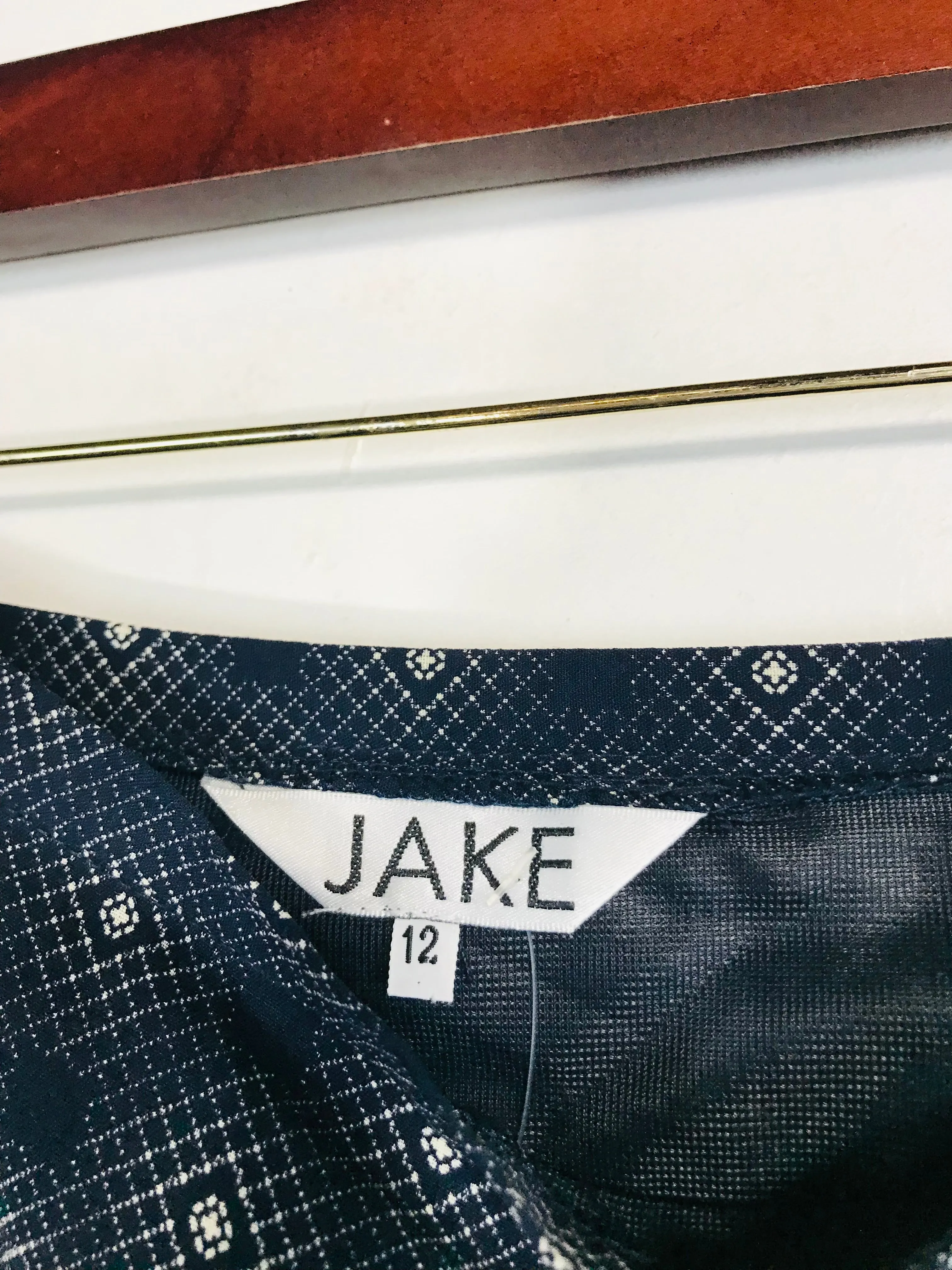 Jake Women's Check Maxi Skirt | UK12 | Blue