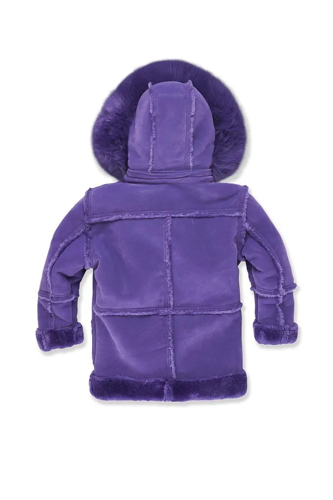Jordan Craig Kids-Denali Shearling Jacket-Purple-91445K