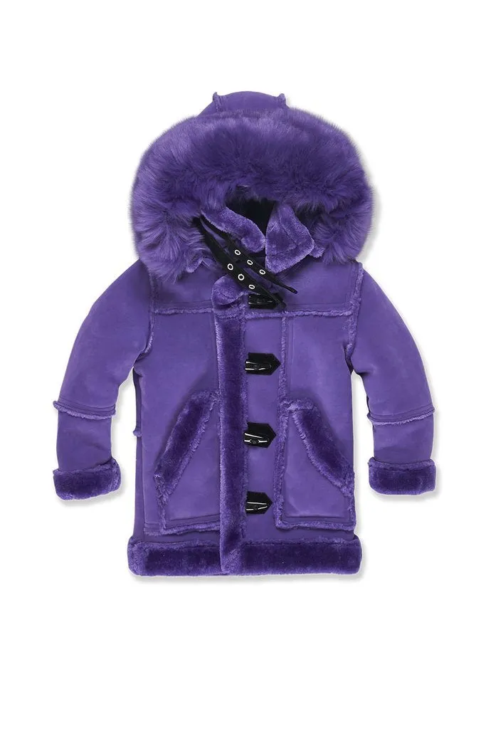Jordan Craig Kids-Denali Shearling Jacket-Purple-91445K