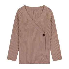 Knit Wrap Top