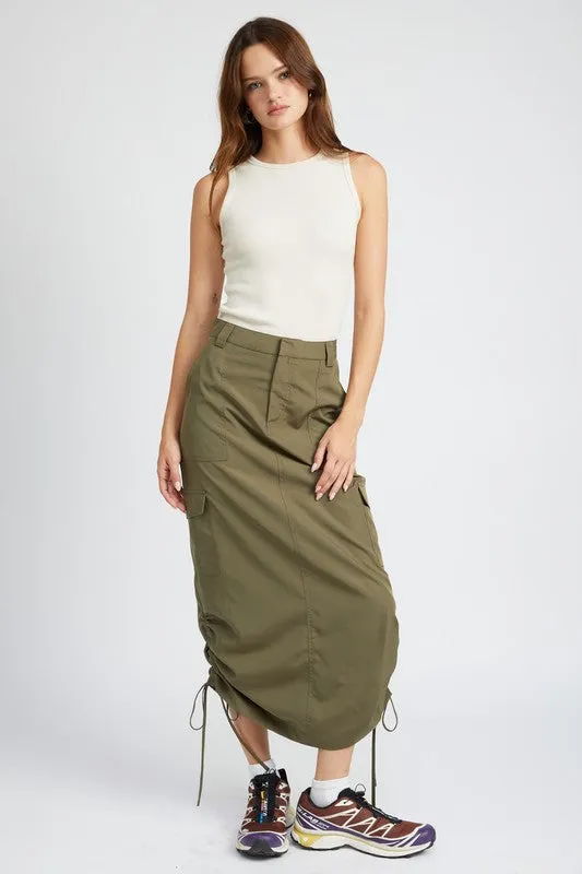 Know Me Now Cargo Skirt