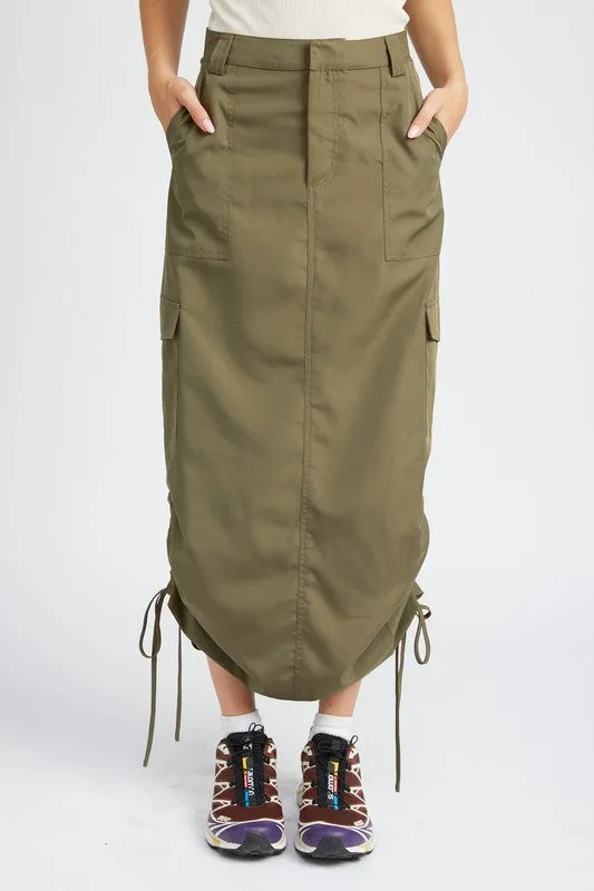 Know Me Now Cargo Skirt