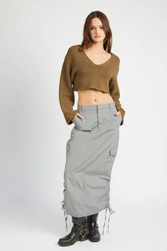 Know Me Now Cargo Skirt