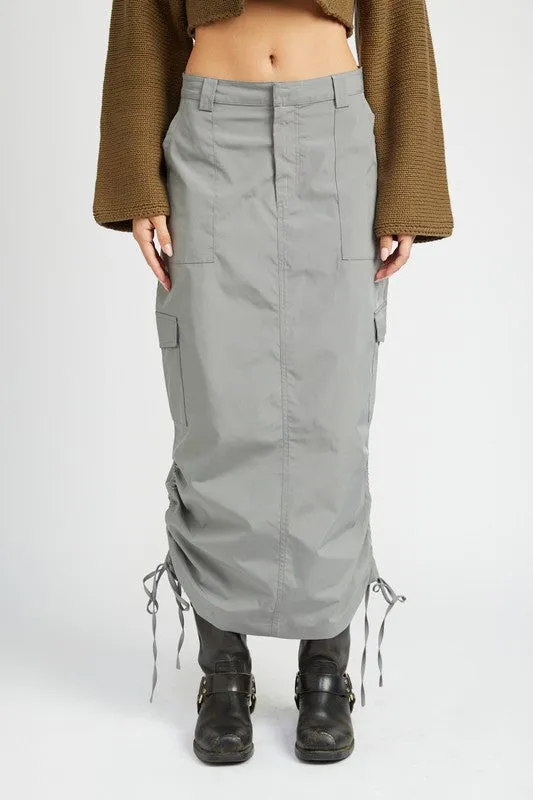 Know Me Now Cargo Skirt
