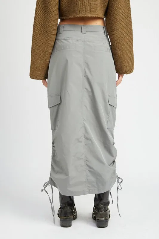 Know Me Now Cargo Skirt