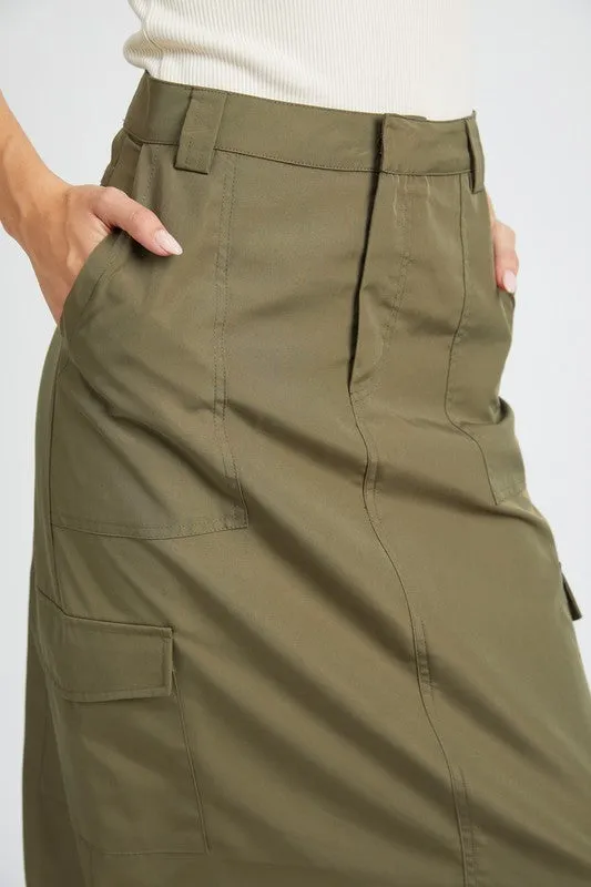 Know Me Now Cargo Skirt