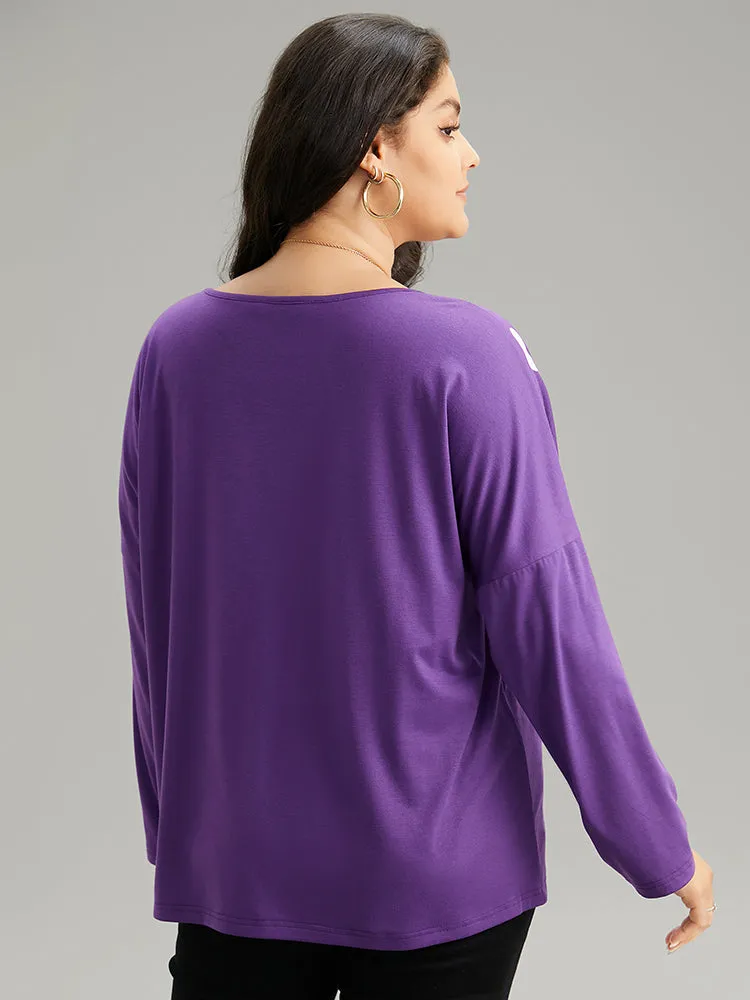 Leopard Print Two Tone T-shirt