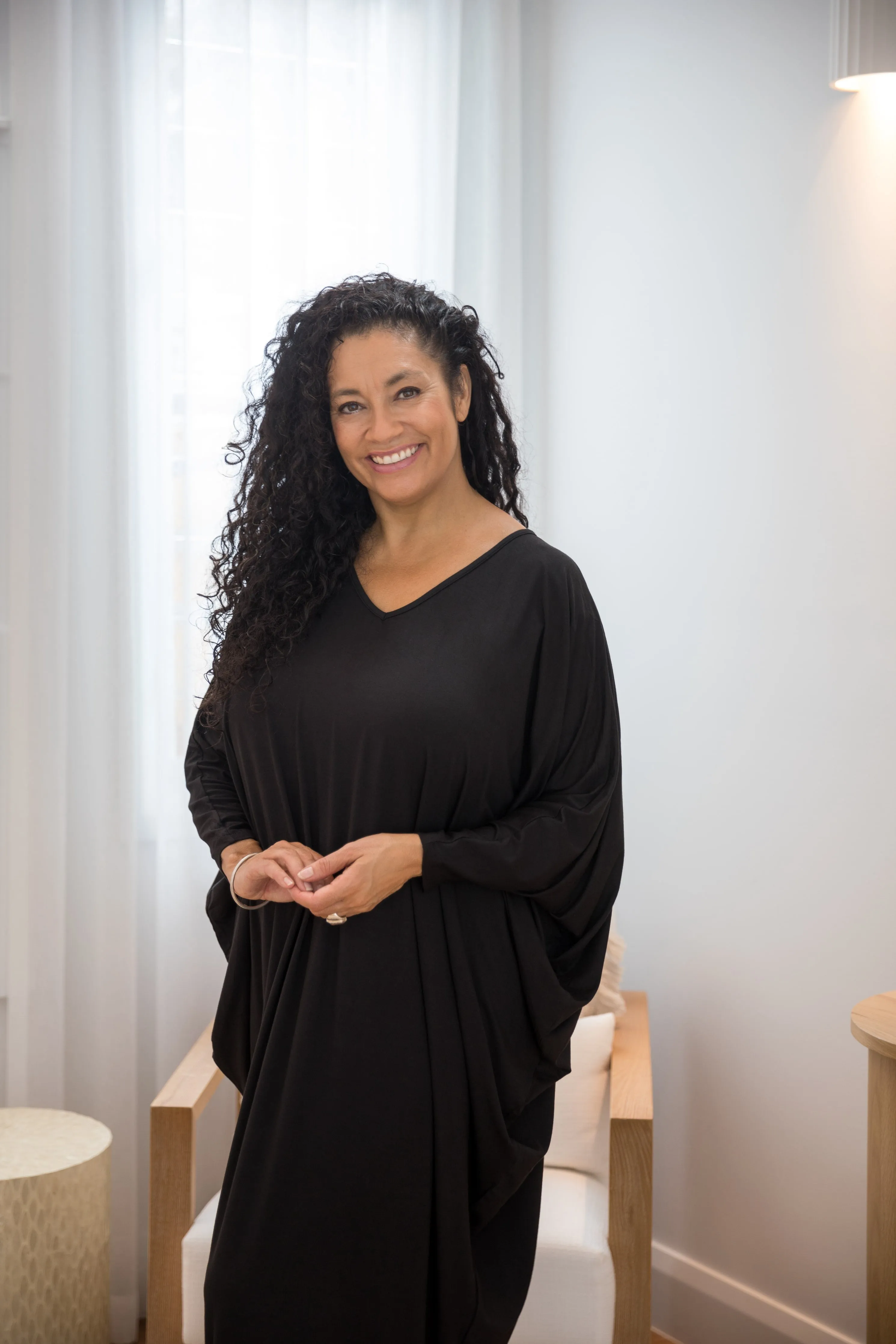 Long Sleeve Maxi Miracle Dress | Black