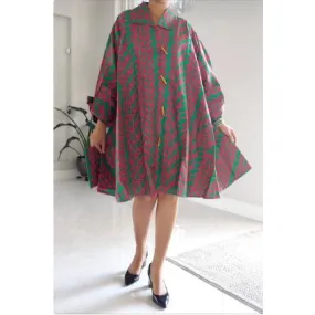 Long Tunic Knee Length Dress / Trench Coat / Blouse One Size Fits M - 2XL