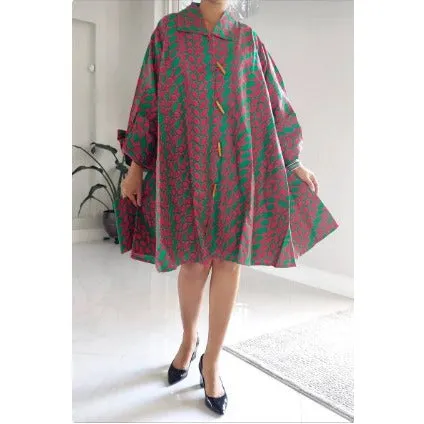 Long Tunic Knee Length Dress / Trench Coat / Blouse One Size Fits M - 2XL