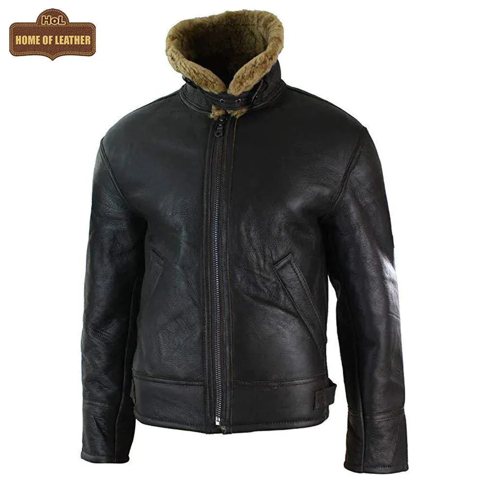 Men's B018 Aviator B3 Real Leather Shearling Sheepskin Jacket | Sale