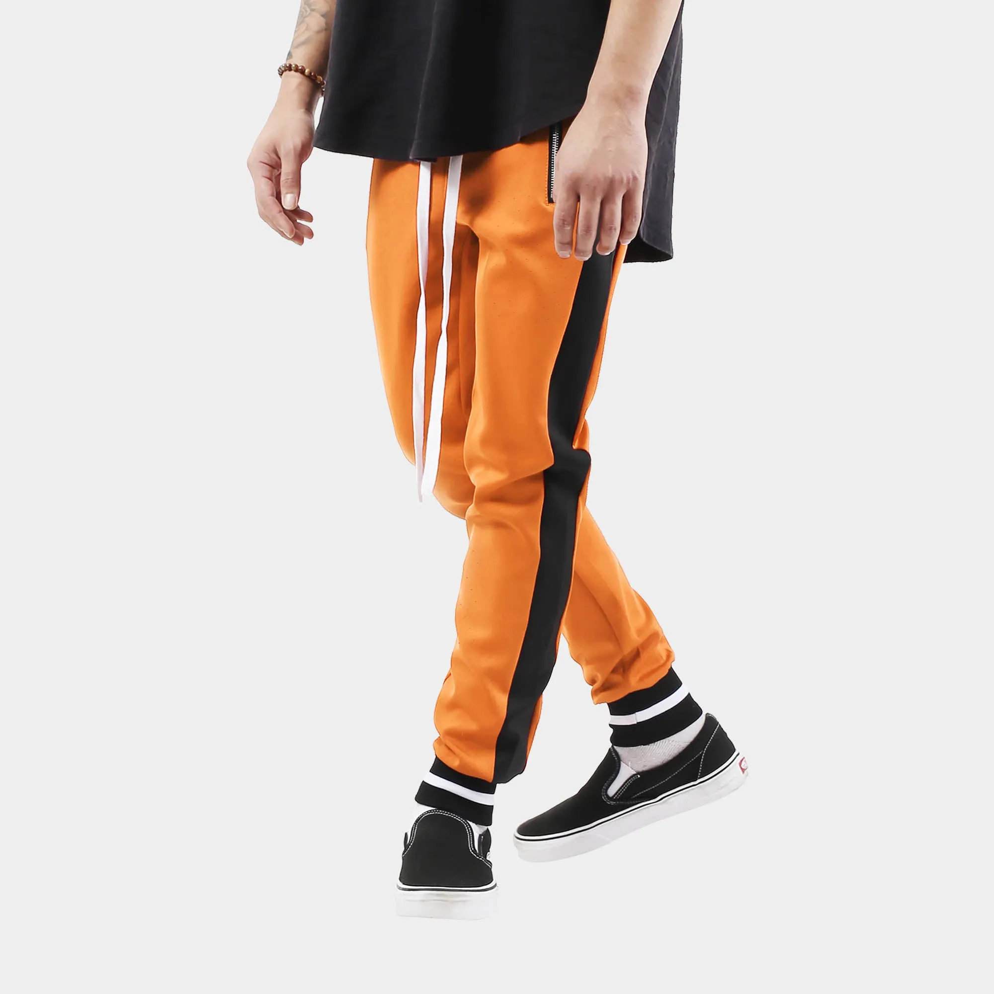 Men's Striped Skinny Joggers