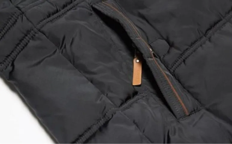 Men's Winter Warm Casual Medium-Long Parka With Detachable Hat