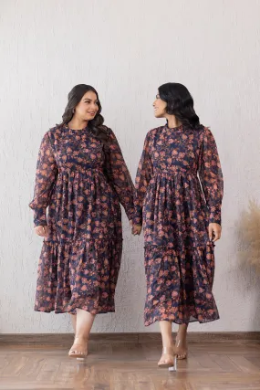 MOTIF CLOSED NECK MAXI - POLAGO PLUS