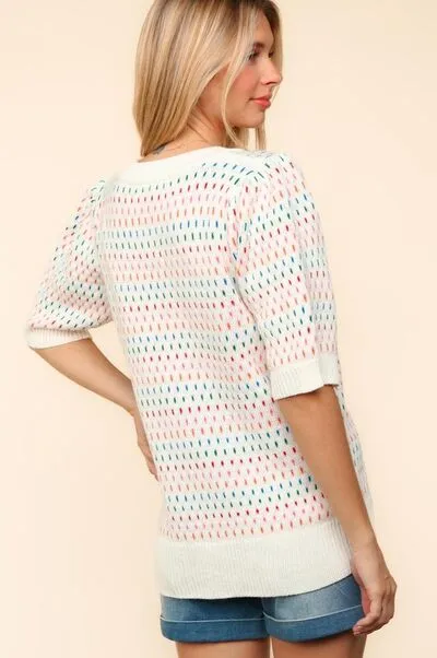 Multi Color Knit Top