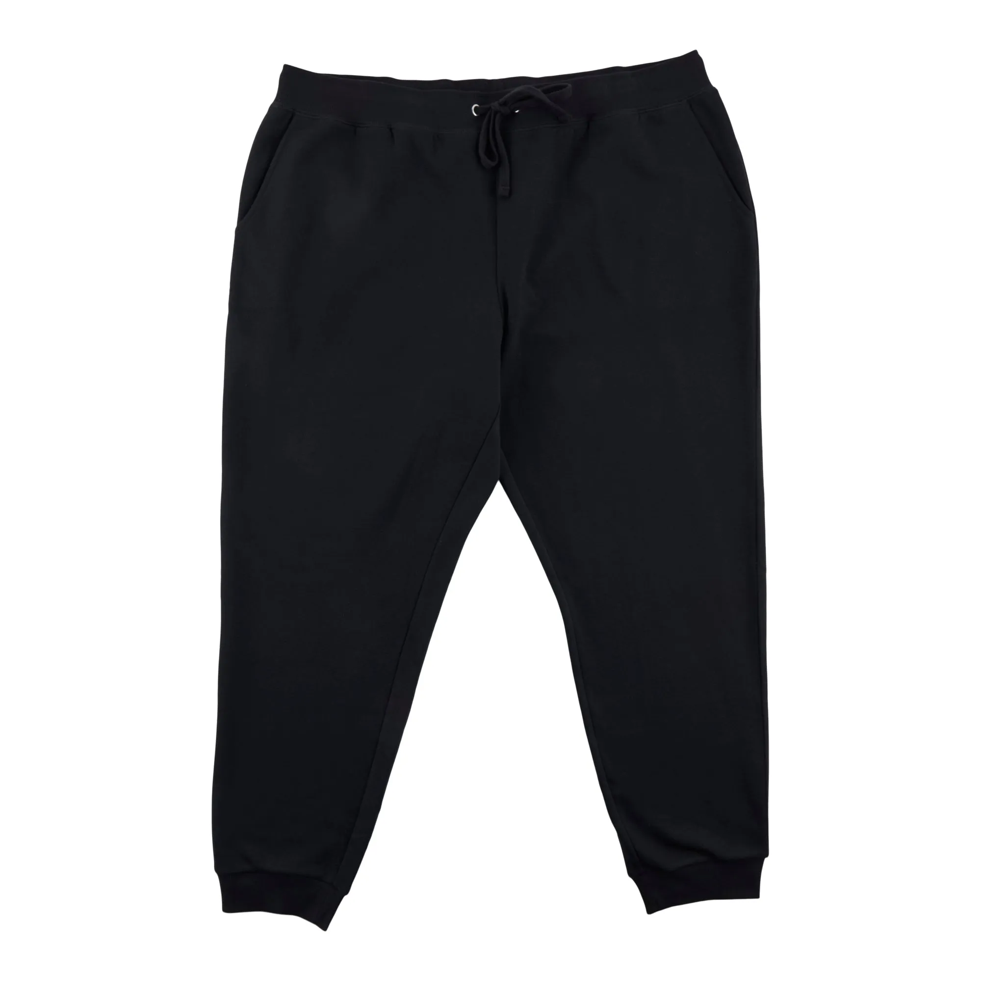 mySTYLE Women's Plus Black High-Rise Joggers