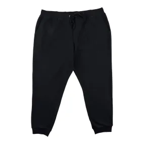 mySTYLE Women's Plus Black High-Rise Joggers