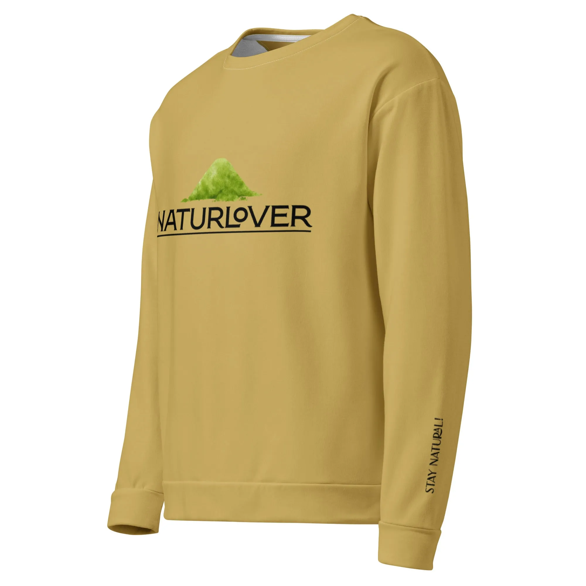 NaturLoVer Recycling Pullover, mustard love