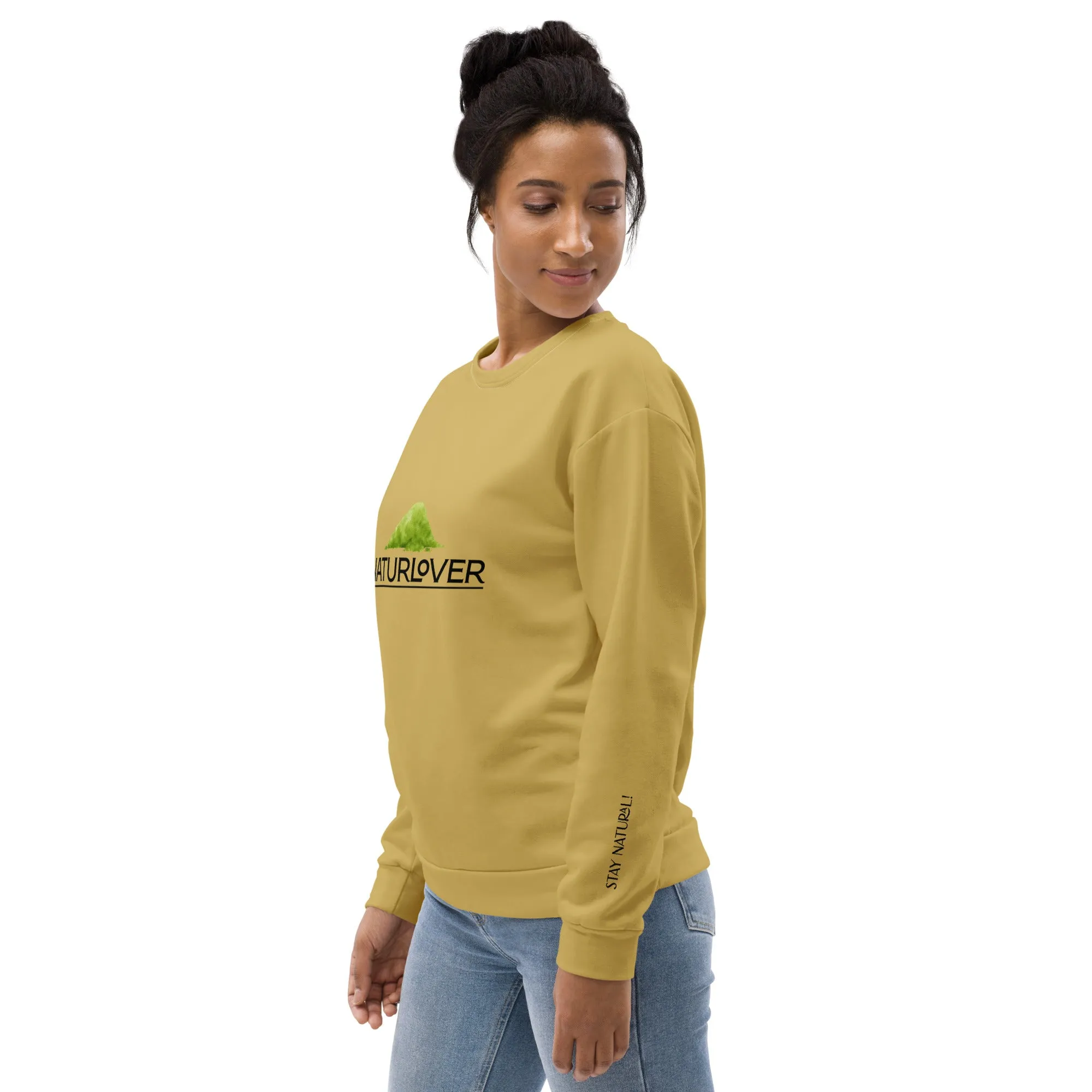 NaturLoVer Recycling Pullover, mustard love