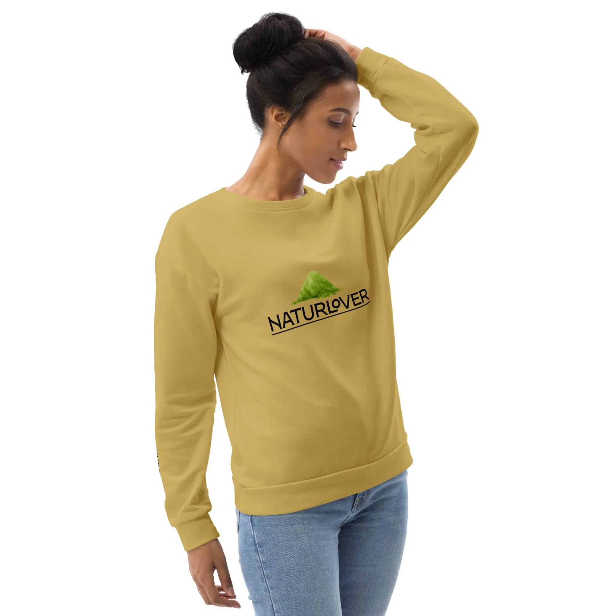 NaturLoVer Recycling Pullover, mustard love