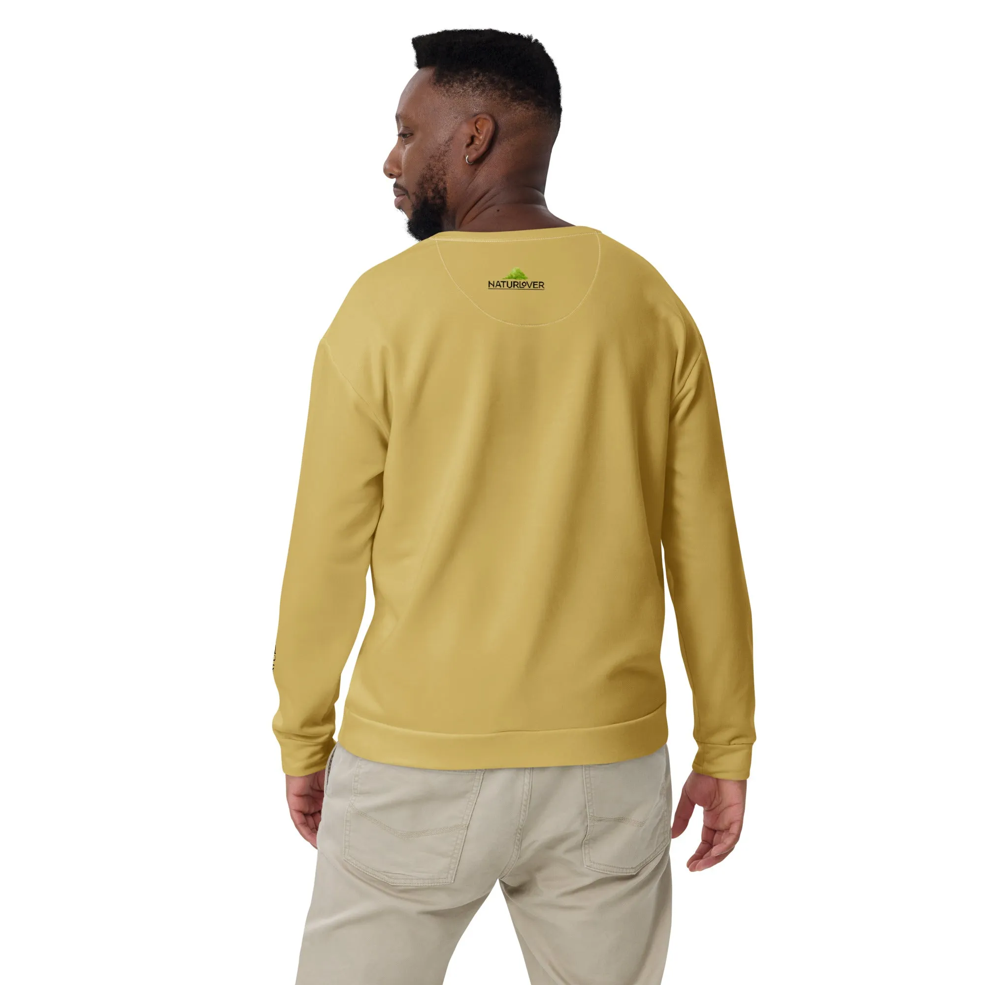 NaturLoVer Recycling Pullover, mustard love