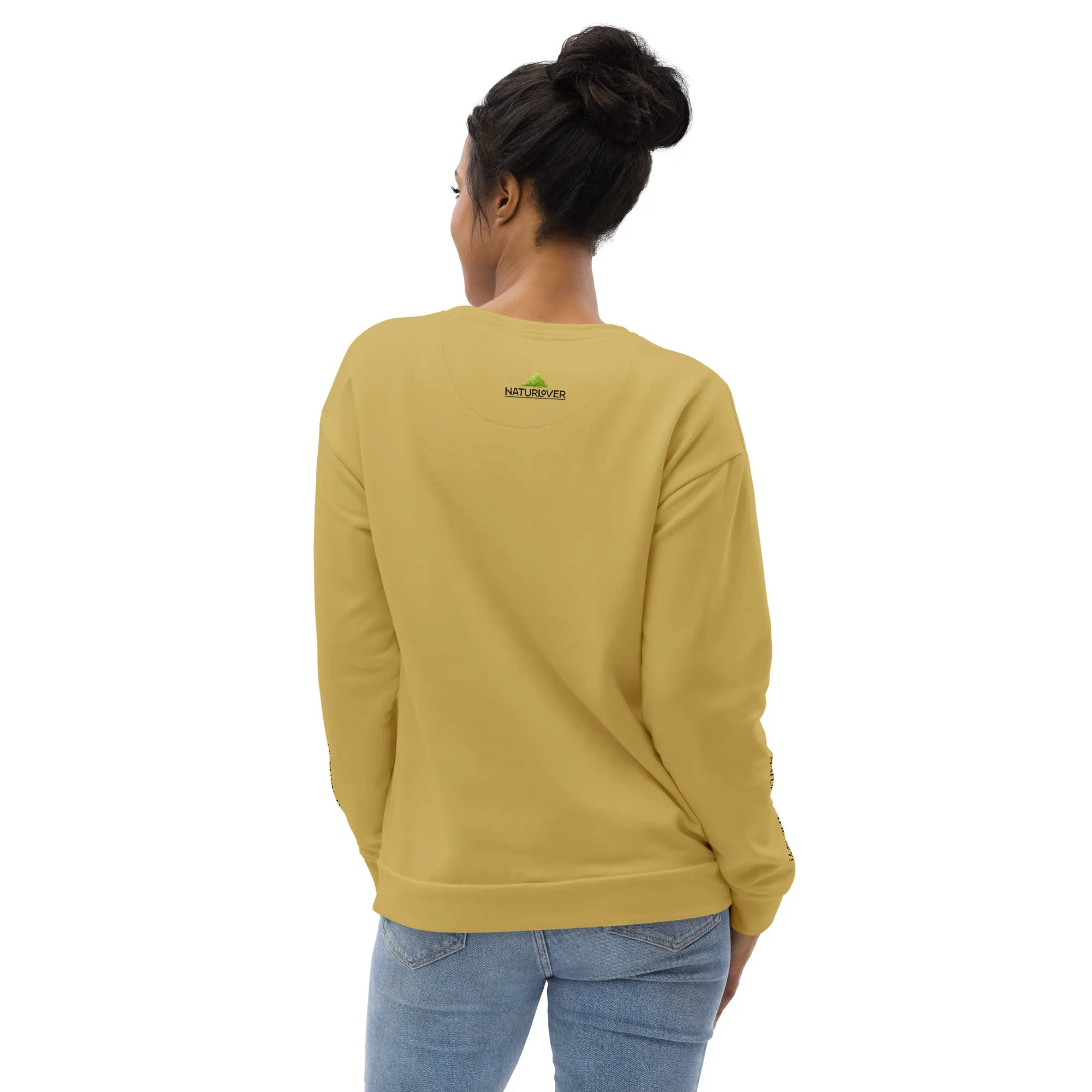 NaturLoVer Recycling Pullover, mustard love