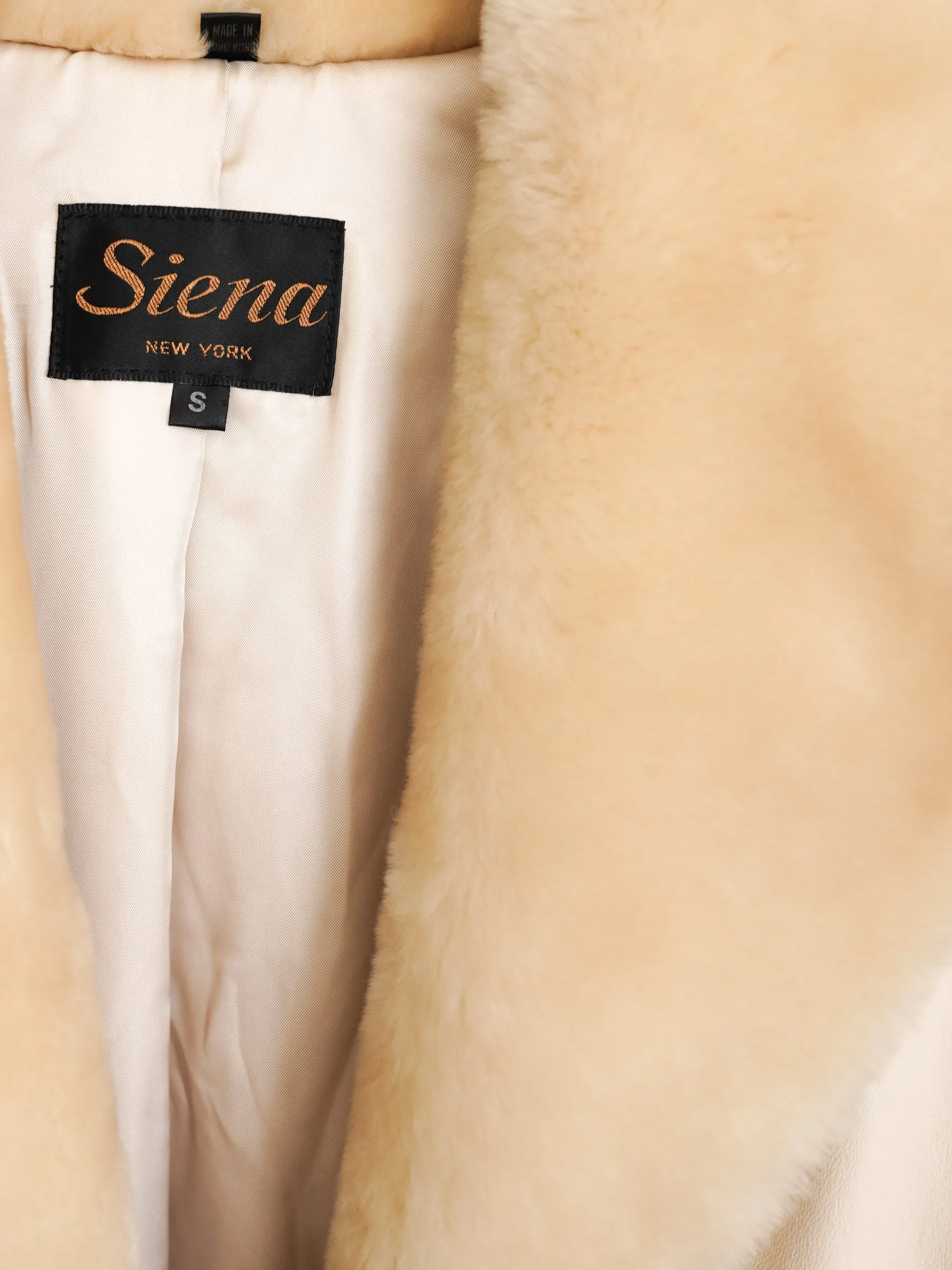 Plush Slopeside Leather Coat