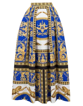 Printed Maxi Skirt