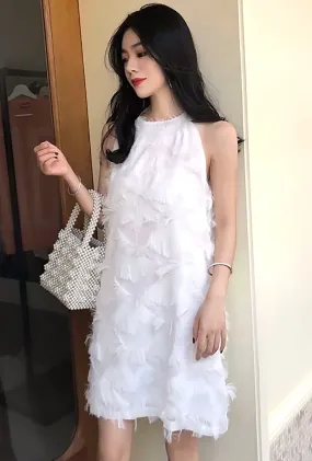 RAVEN - SHEER BURN OUT DRESS