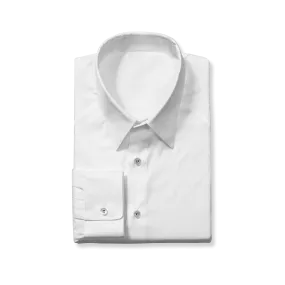 Regular Cut White Dress Shirt