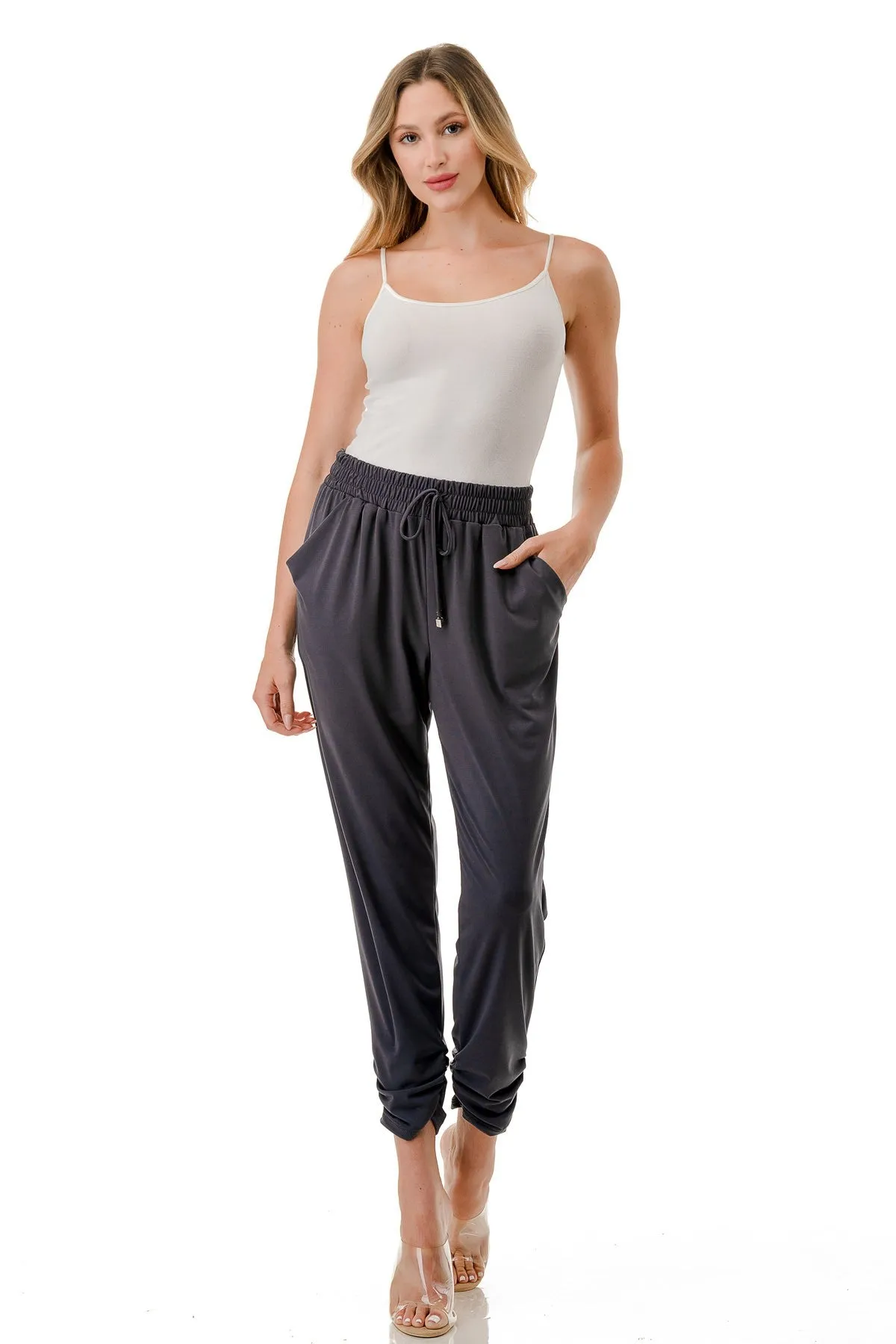 Relaxed-Fit Drawstring Jogger Pants
