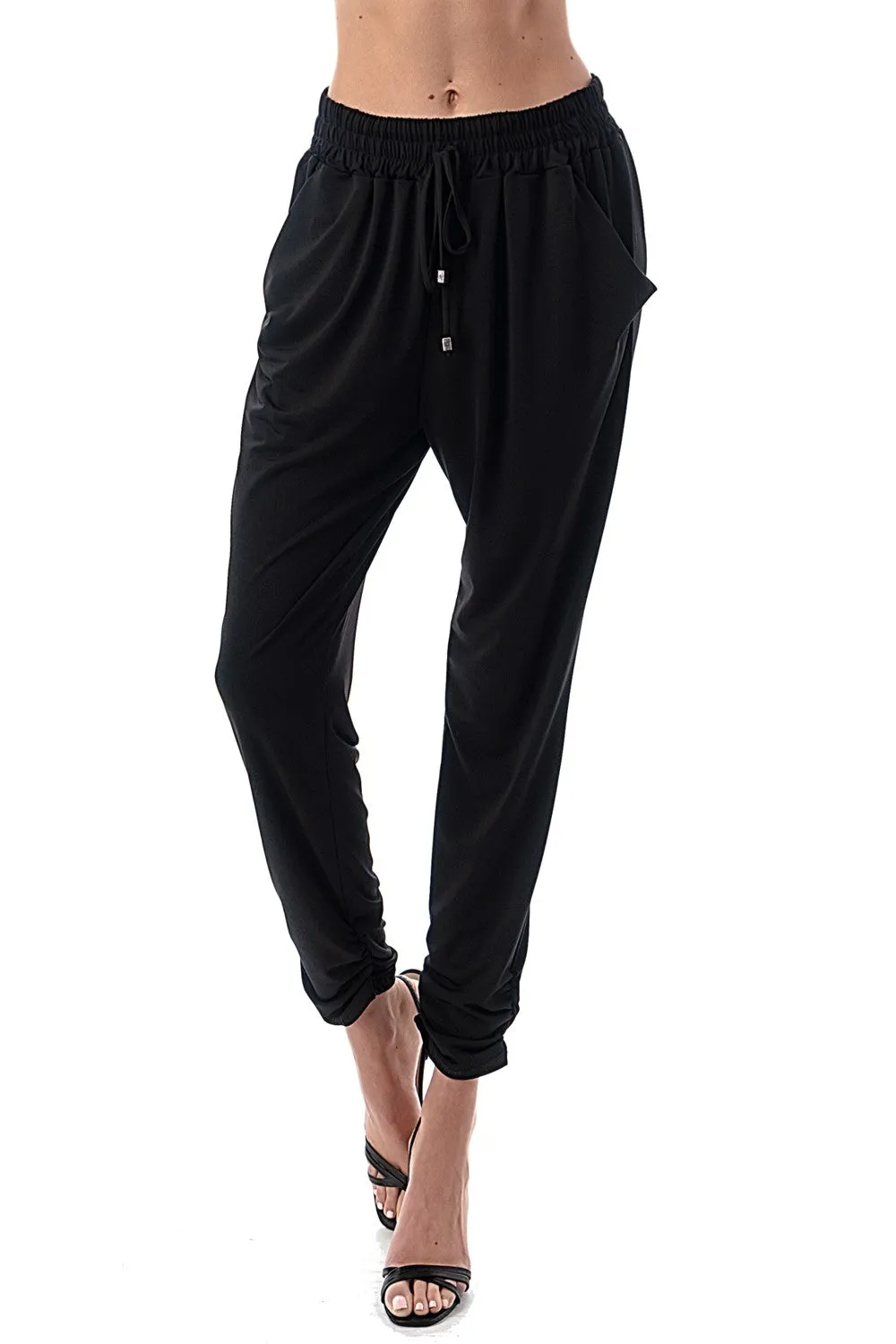 Relaxed-Fit Drawstring Jogger Pants