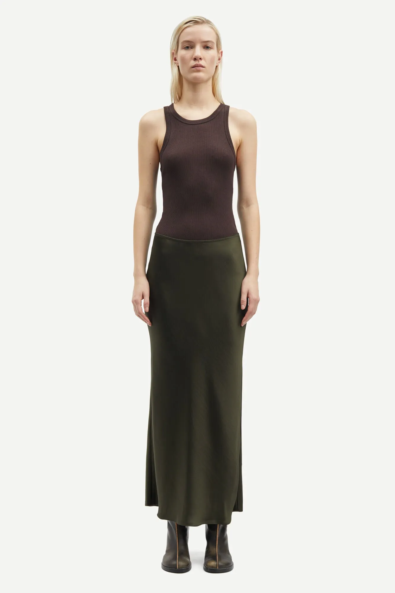 Samsoe Samsoe Saagneta Long Skirt / Forest Night