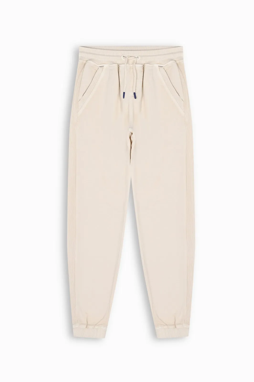 Sand Beige Relaxed-Fit Joggers