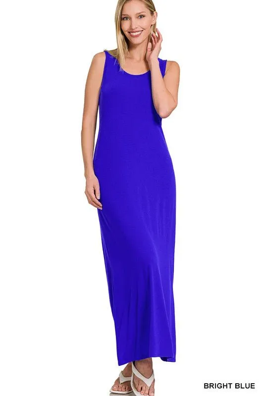 Summer Maxi Dress Sleeveless Casual