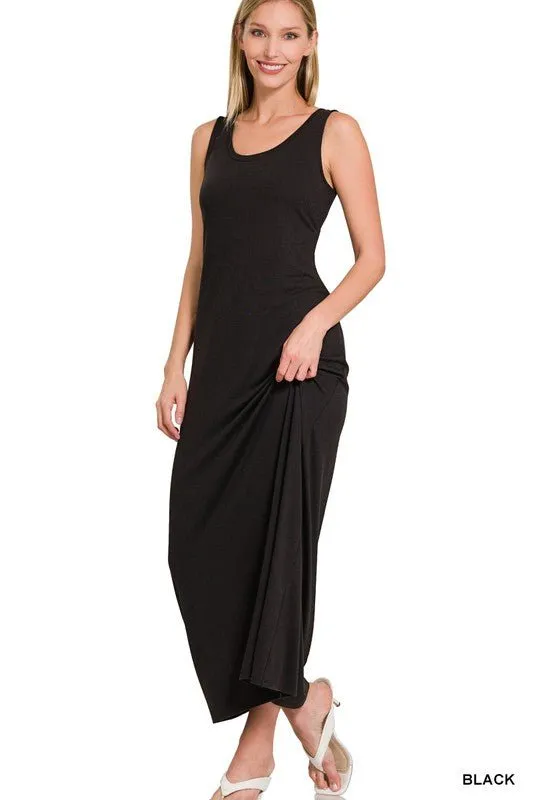 Summer Maxi Dress Sleeveless Casual