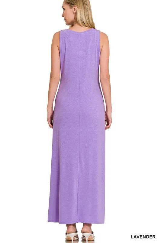 Summer Maxi Dress Sleeveless Casual