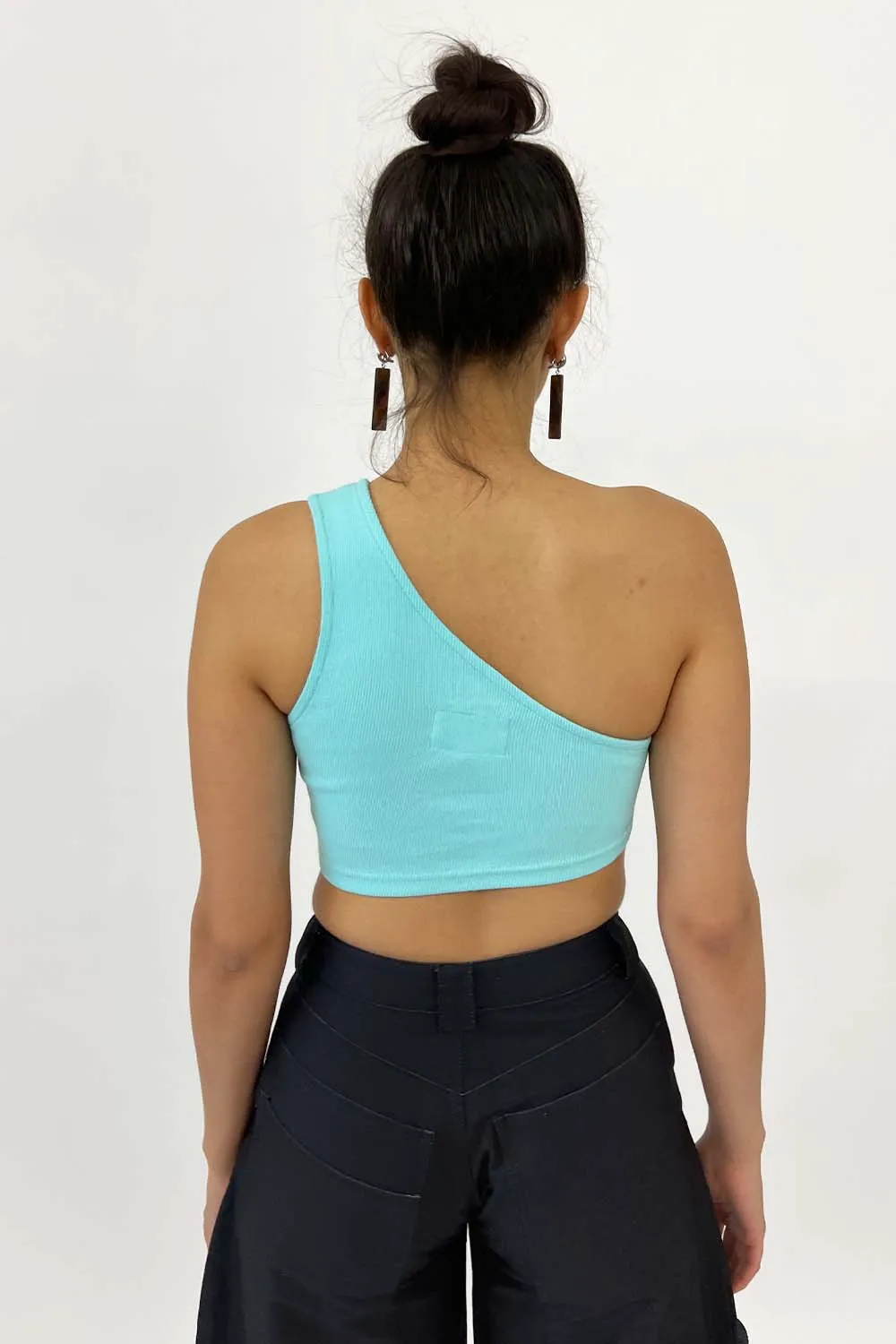Summi Summi - Gemini Crop Top: Sky Blue