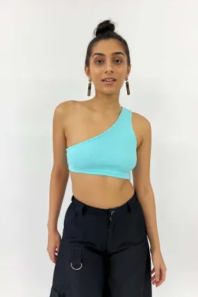 Summi Summi - Gemini Crop Top: Sky Blue