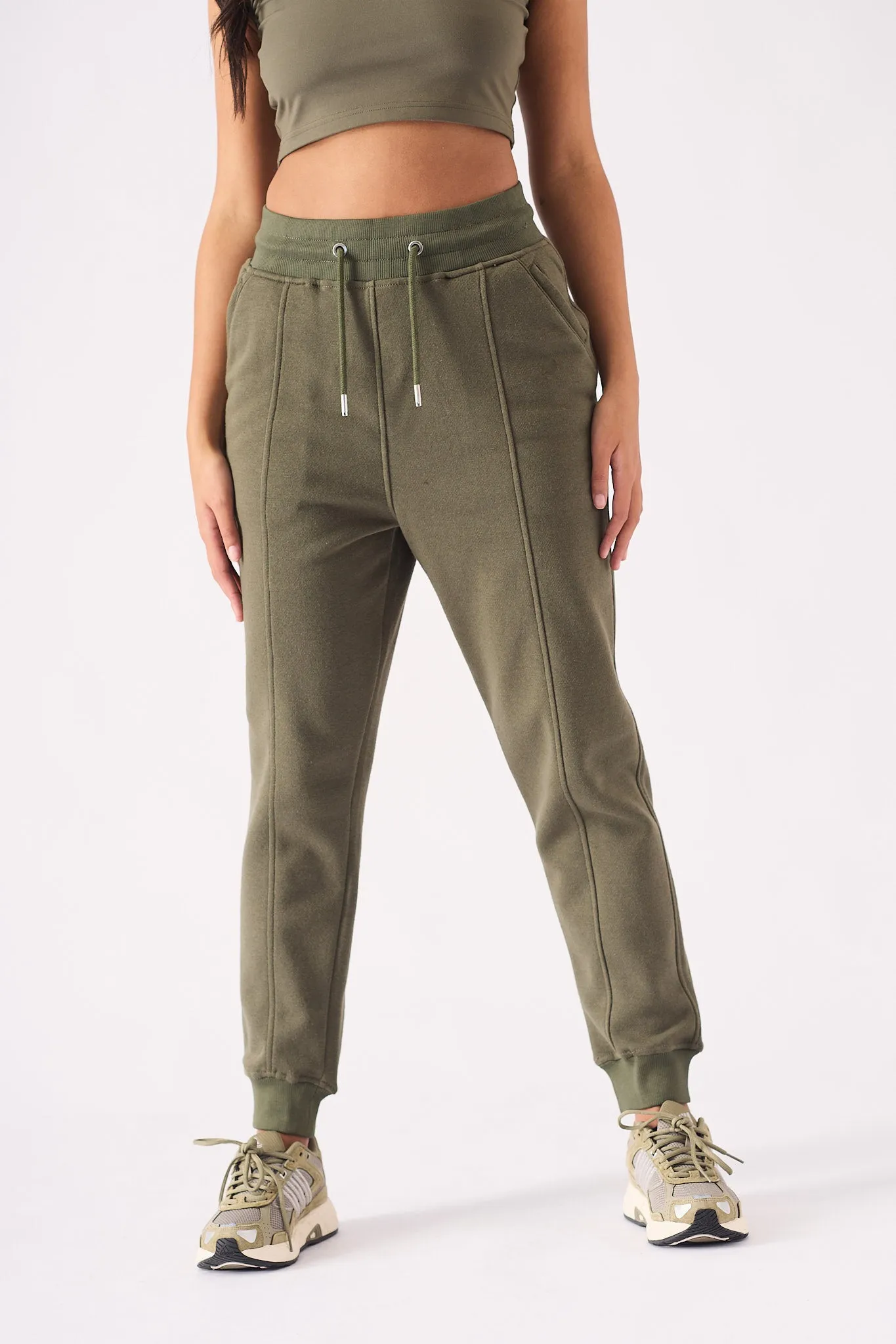 TAPERED JOGGERS - GREEN
