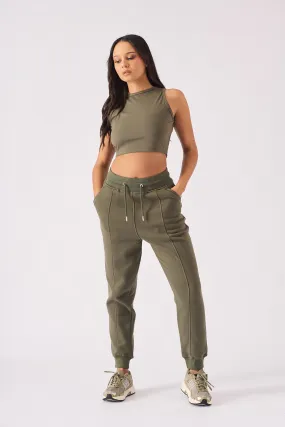 TAPERED JOGGERS - GREEN