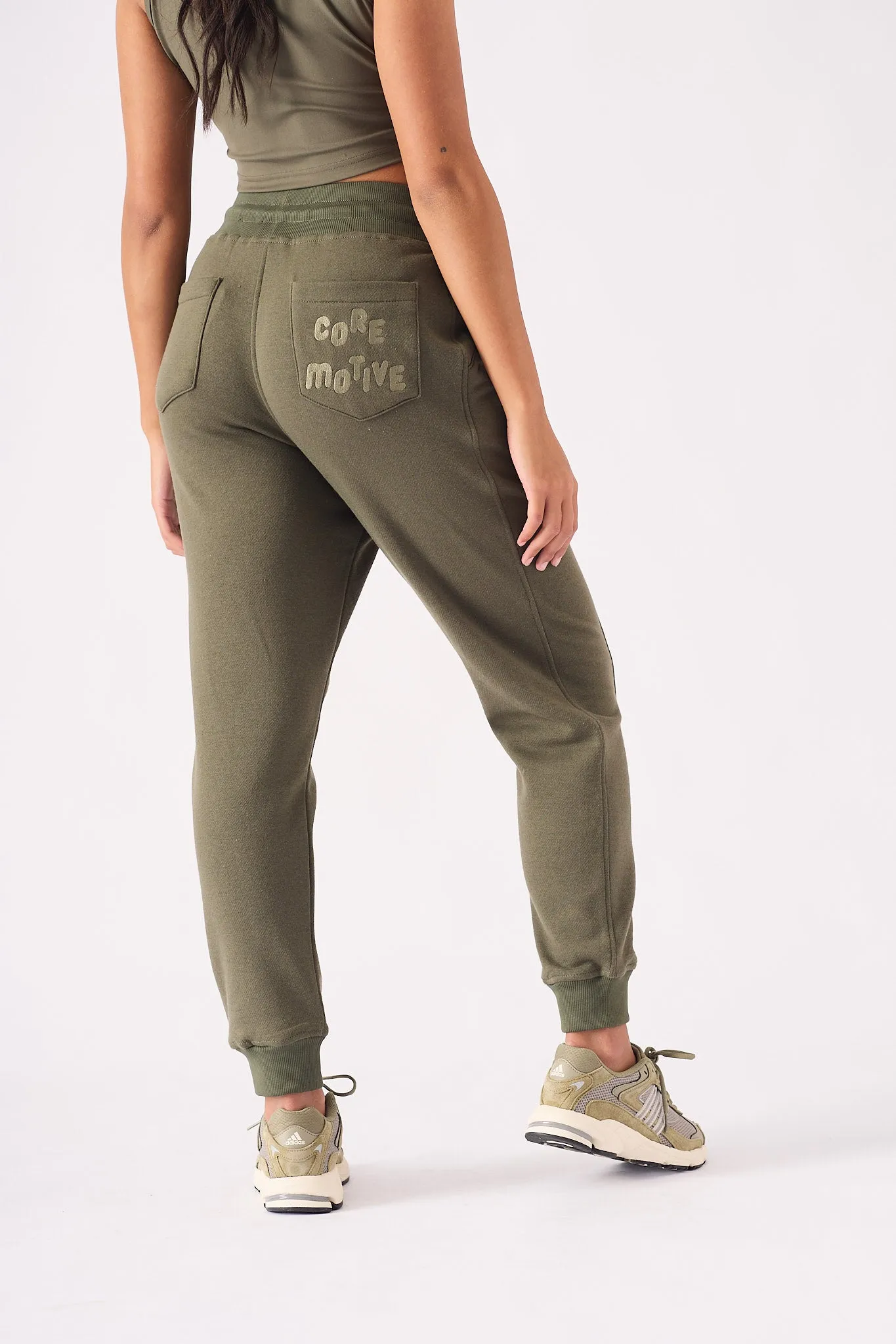 TAPERED JOGGERS - GREEN