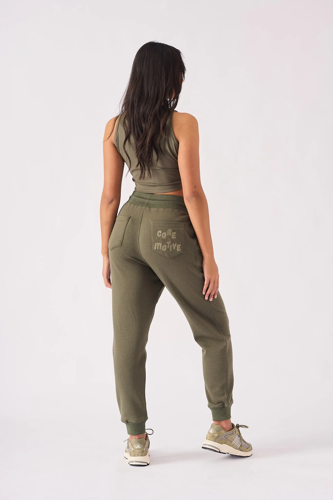 TAPERED JOGGERS - GREEN