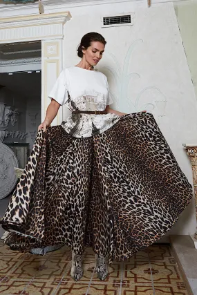 TWO WAY SKIRT - LEOPARD