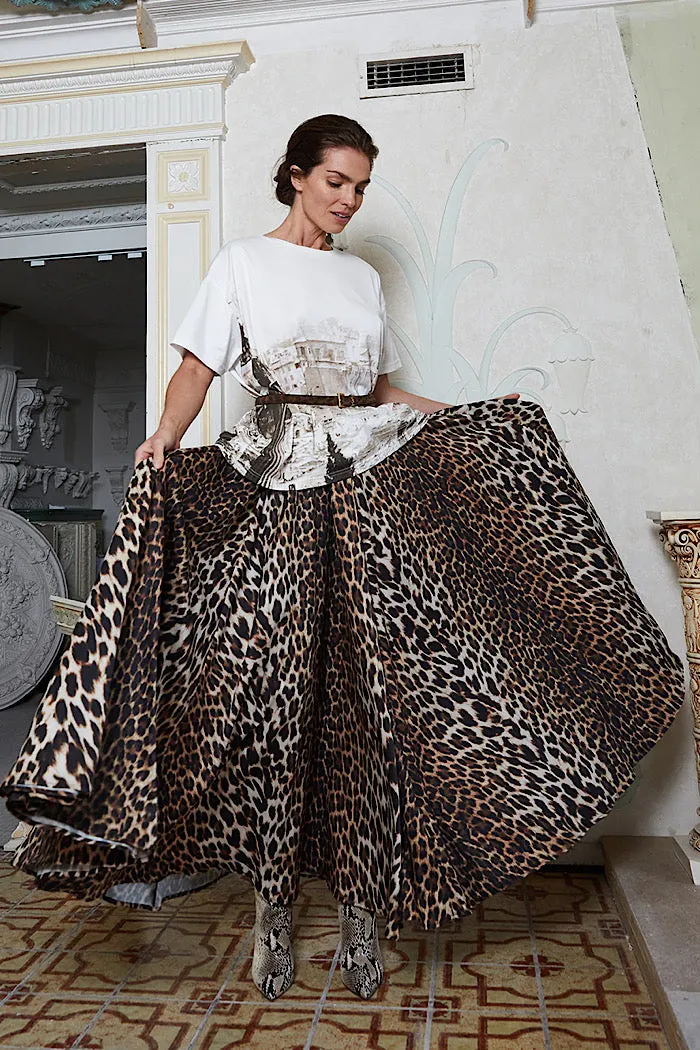 TWO WAY SKIRT - LEOPARD
