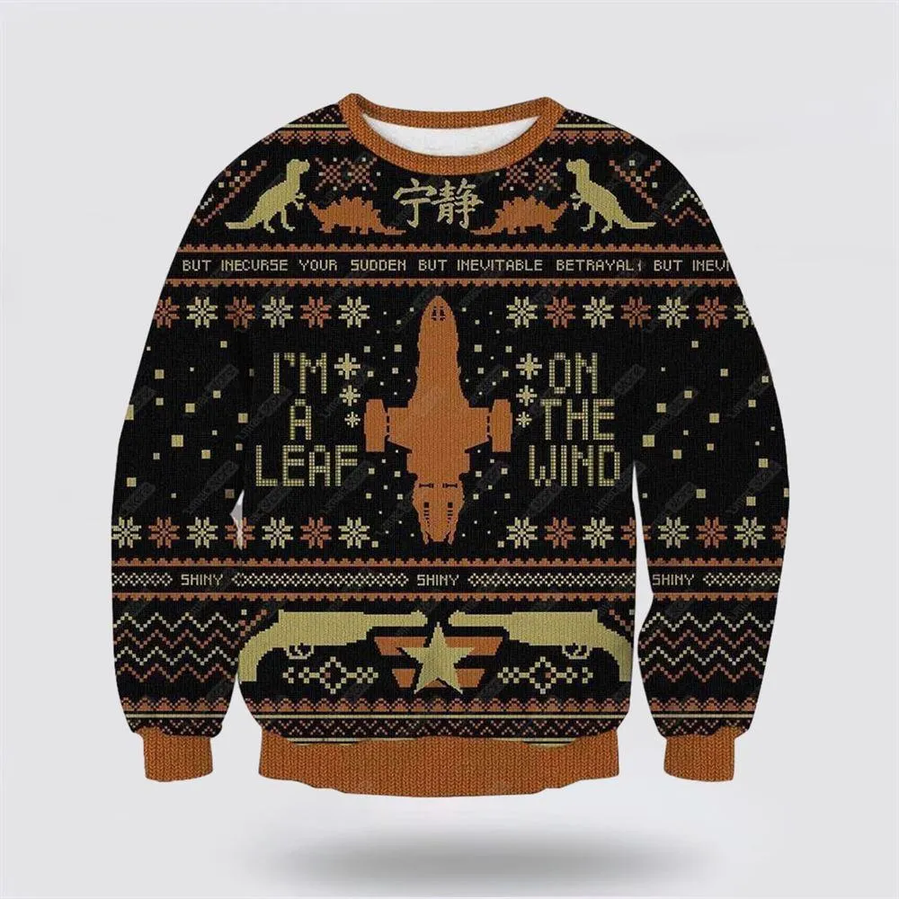 Ugly Sweater JulesRoche All-Over-Print Cotton Blend Unisex