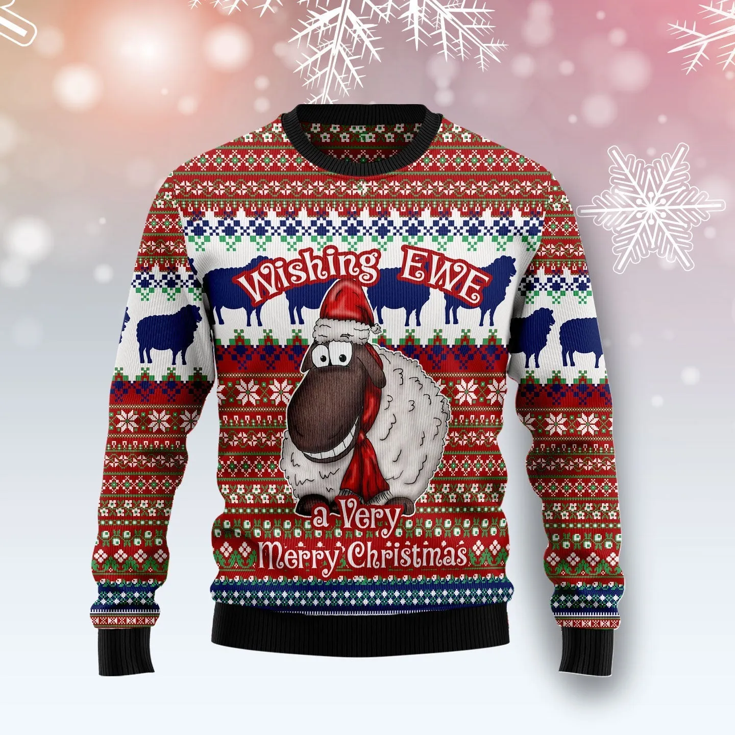 Ugly Sweater JulesRoche All-Over Print Winter Warm